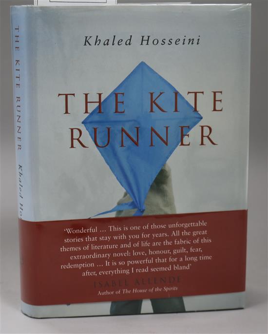 Hosseini, Khaled - The Kite Runner, 1st edition, 8vo, in dj and wrap-around band. Bloomsbury, London 2003